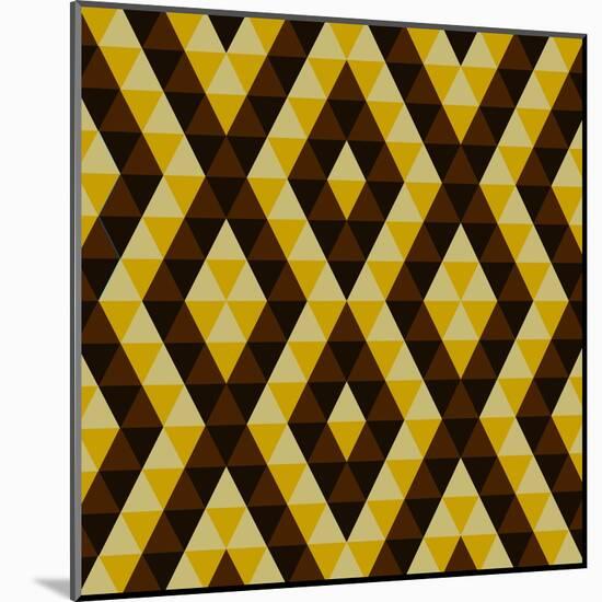 Geometric Ethnic Abstract Background-Varvara Kurakina-Mounted Art Print