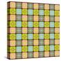 Geometric Floral Box-Joanne Paynter Design-Stretched Canvas