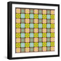 Geometric Floral Box-Joanne Paynter Design-Framed Giclee Print