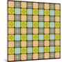 Geometric Floral Box-Joanne Paynter Design-Mounted Giclee Print