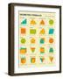 Geometric Formulas-Jazzberry Blue-Framed Premium Giclee Print