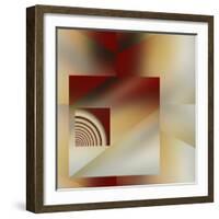 Geometric Fusion-Ruth Palmer-Framed Art Print