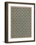 Geometric Gray and Black Patterns-null-Framed Art Print