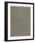 Geometric Gray and Black Patterns-null-Framed Art Print