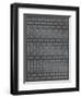 Geometric Gray and Black Patterns-null-Framed Art Print