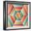 Geometric Hexagon Op Illusion-AnaMarques-Framed Art Print