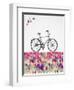 Geometric Hipster Bicycle-cienpies-Framed Premium Giclee Print