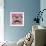 Geometric Hipster Face-cienpies-Framed Art Print displayed on a wall