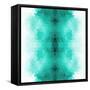 Geometric Hipster Retro Background.-My Portfolio-Framed Stretched Canvas