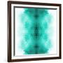 Geometric Hipster Retro Background.-My Portfolio-Framed Art Print