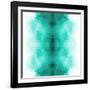 Geometric Hipster Retro Background.-My Portfolio-Framed Art Print