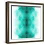 Geometric Hipster Retro Background.-My Portfolio-Framed Art Print