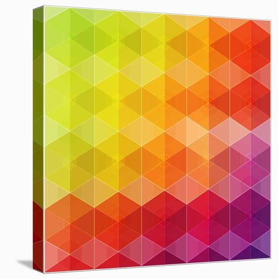 Geometric Hipster Retro Background-Click Bestsellers-Stretched Canvas