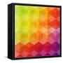 Geometric Hipster Retro Background-Click Bestsellers-Framed Stretched Canvas