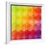 Geometric Hipster Retro Background-Click Bestsellers-Framed Premium Giclee Print