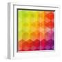 Geometric Hipster Retro Background-Click Bestsellers-Framed Art Print