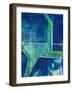 Geometric in Cool VIII-Joyce Combs-Framed Art Print