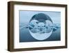 Geometric Landscape with Iceberg and Sea-Paolo De Gasperis-Framed Photographic Print