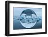 Geometric Landscape with Iceberg and Sea-Paolo De Gasperis-Framed Photographic Print