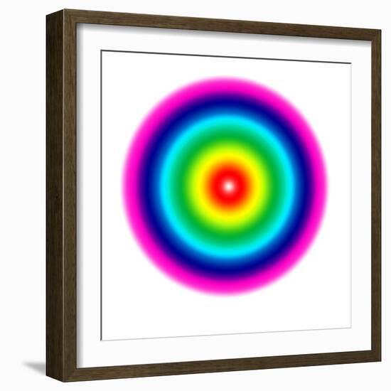 Geometric lights,#1-Alex Caminker-Framed Giclee Print
