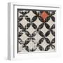 Geometric Patchwork Puree Pumpkin Square V V.2-Pela Design-Framed Art Print