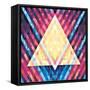 Geometric Pattern 02-serkorkin-Framed Stretched Canvas