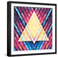 Geometric Pattern 02-serkorkin-Framed Premium Giclee Print