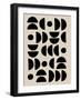 Geometric Pattern Artwork-Elena Ristova-Framed Giclee Print