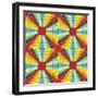 Geometric Pattern: Fractal Illusion-Little_cuckoo-Framed Art Print