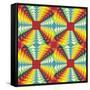 Geometric Pattern: Fractal Illusion-Little_cuckoo-Framed Stretched Canvas