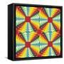 Geometric Pattern: Fractal Illusion-Little_cuckoo-Framed Stretched Canvas