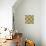 Geometric Pattern: Fractal Illusion-Little_cuckoo-Stretched Canvas displayed on a wall