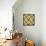 Geometric Pattern: Fractal Illusion-Little_cuckoo-Framed Stretched Canvas displayed on a wall