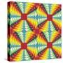 Geometric Pattern: Fractal Illusion-Little_cuckoo-Stretched Canvas