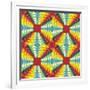 Geometric Pattern: Fractal Illusion-Little_cuckoo-Framed Art Print