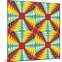Geometric Pattern: Fractal Illusion-Little_cuckoo-Mounted Art Print