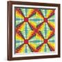 Geometric Pattern: Fractal Illusion-Little_cuckoo-Framed Art Print