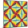 Geometric Pattern: Fractal Illusion-Little_cuckoo-Mounted Art Print