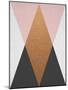 Geometric Pink Bronze-LILA X LOLA-Mounted Art Print