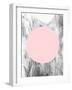 Geometric Pink Grey-LILA X LOLA-Framed Art Print