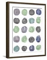 Geometric Polka-Lottie Fontaine-Framed Giclee Print