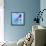 Geometric Polygonal Eagle, Pattern Design, Vector Illustration-BlueLela-Framed Stretched Canvas displayed on a wall