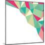 Geometric Polygonal Pattern Background-OliaFedorovsky-Mounted Art Print