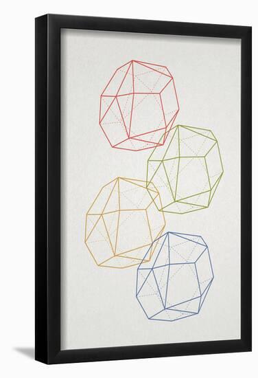 Geometric Pop Art-null-Framed Poster