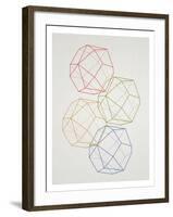 Geometric Pop Art-null-Framed Art Print