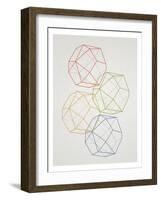 Geometric Pop Art-null-Framed Art Print