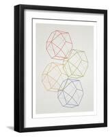 Geometric Pop Art-null-Framed Art Print