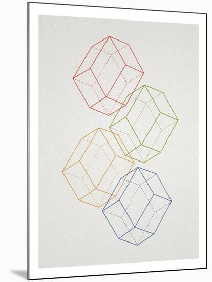 Geometric Pop Art-null-Mounted Art Print