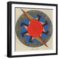 Geometric Representation of Eternal Energy-null-Framed Art Print