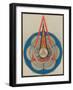 Geometric Representation of Om Mani Padme Hum Mantra-null-Framed Art Print